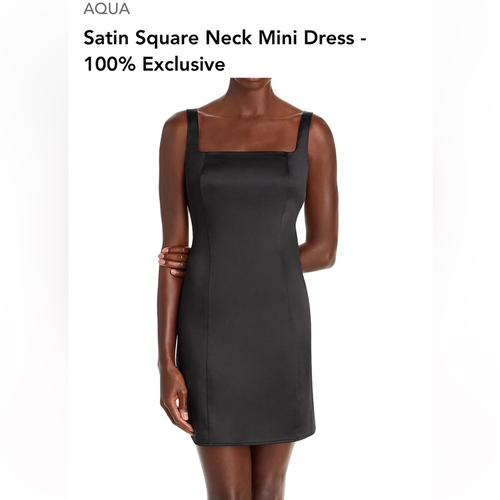 NWT Black AQUA mini dress from Bloomingdale’s